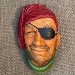 Bossons Vintage Chalkware Pirate Smuggler Head